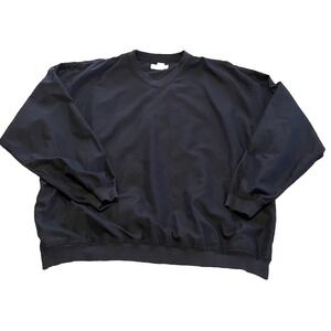 Vintage‎ 90s Munsingwear Golf Pullover Windbreaker Jacket Men Size X-Large Black